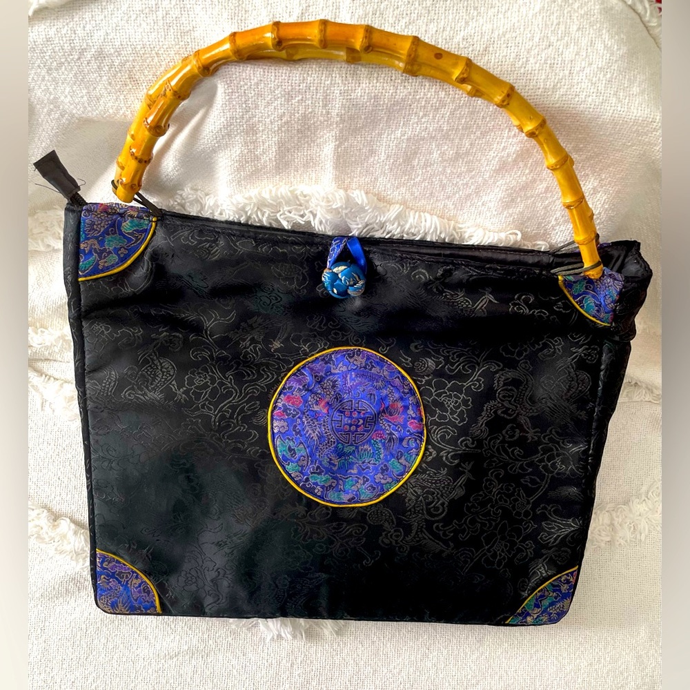 Asian Satin Tote
